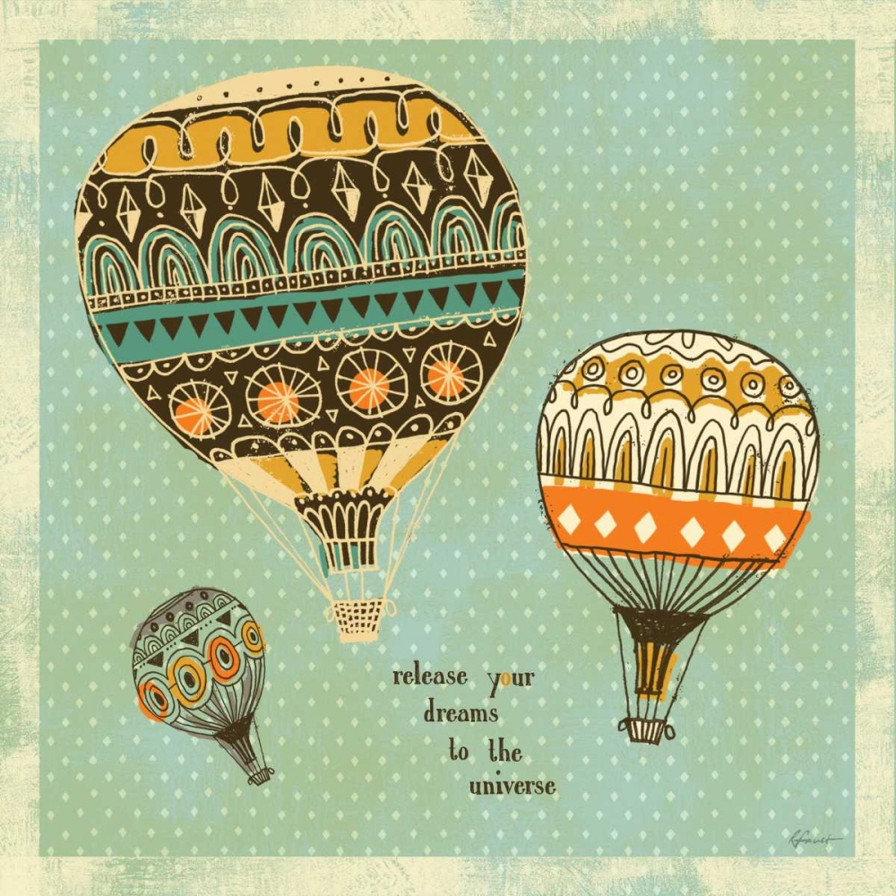 Wall Art Painting id:56773, Name: Dream Balloon 2, Artist: Faust, Richard