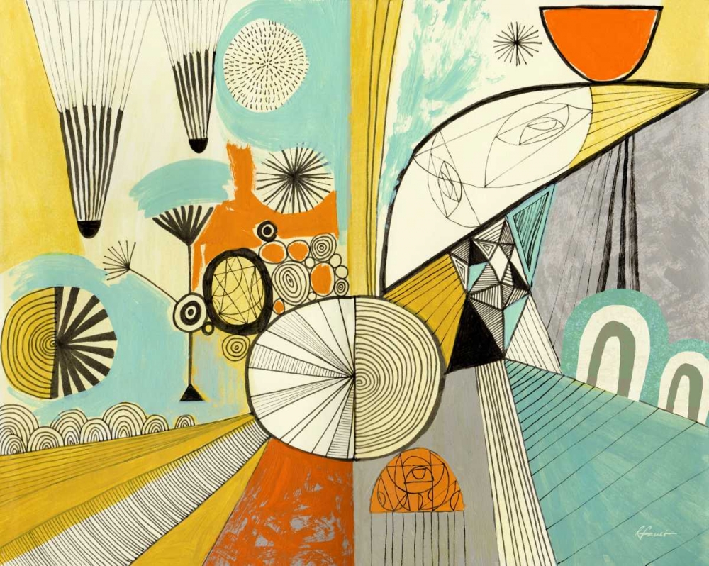 Wall Art Painting id:56796, Name: Jazzy Stuff, Artist: Faust, Richard