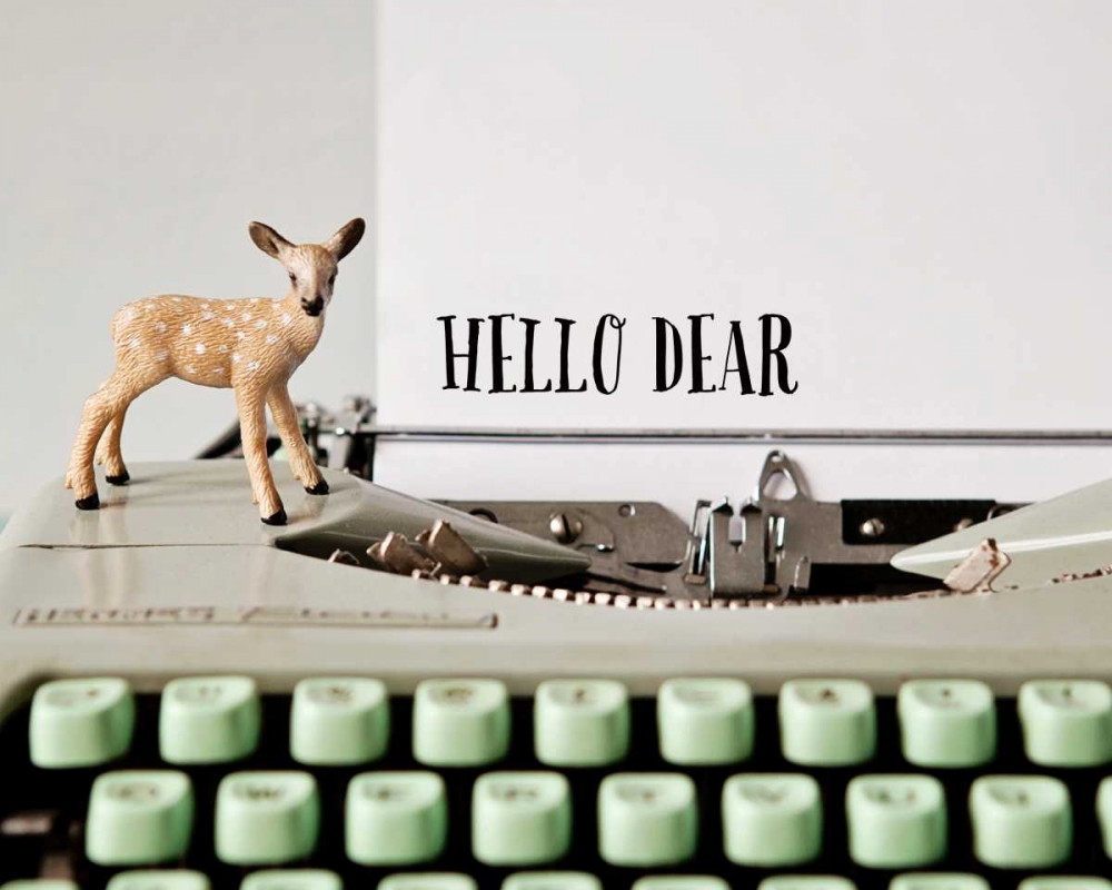 Art Print: Hello Dear Typewriter
