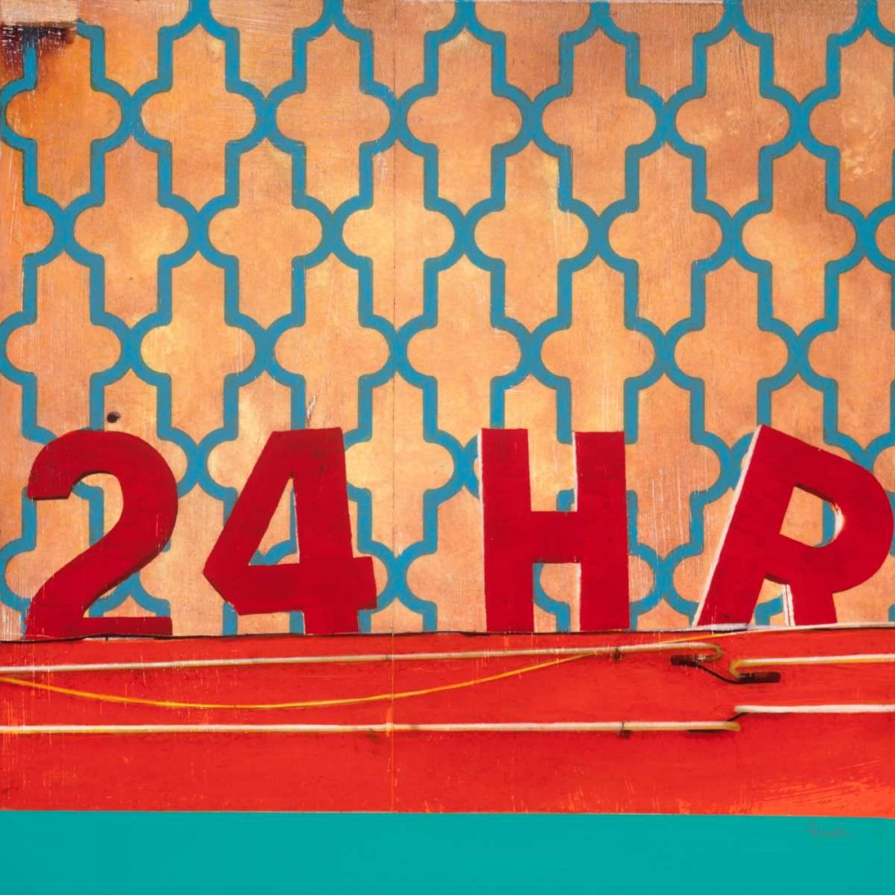 Wall Art Painting id:62825, Name: Urban Collage 24 Hr, Artist: Fainelli, Deanna