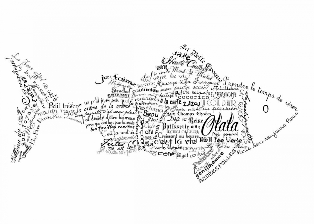 Wall Art Painting id:61925, Name: As The French Say-Fish, Artist: De Lauzun, Marion 