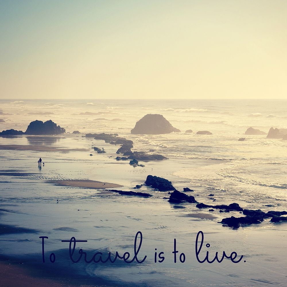 Wall Art Painting id:190673, Name: To Travel Is To Live, Artist: Dickinson, Robin