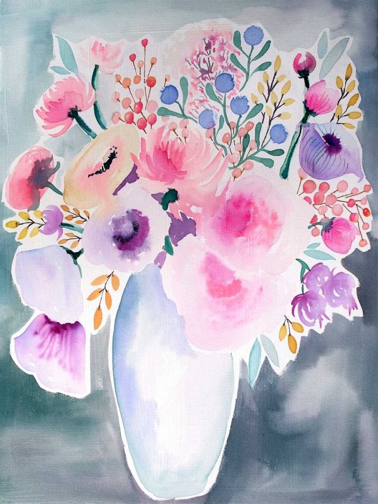 Wall Art Painting id:142100, Name: Spring Showers Bouquet, Artist: Esther Bley Designs 