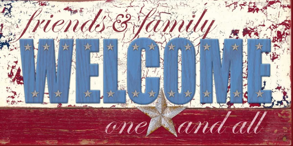 Wall Art Painting id:63348, Name: Patriotic Welcome, Artist: Appleman, Sam