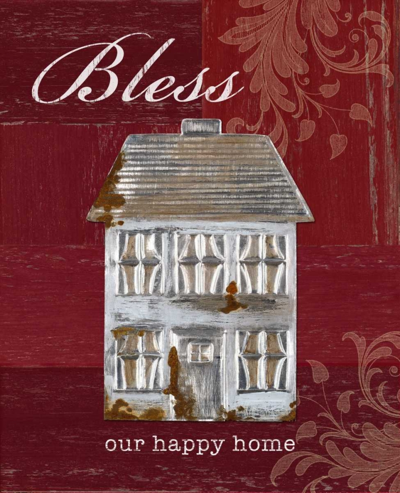 Wall Art Painting id:63356, Name: Bless Our Happy Home, Artist: Appleman, Sam