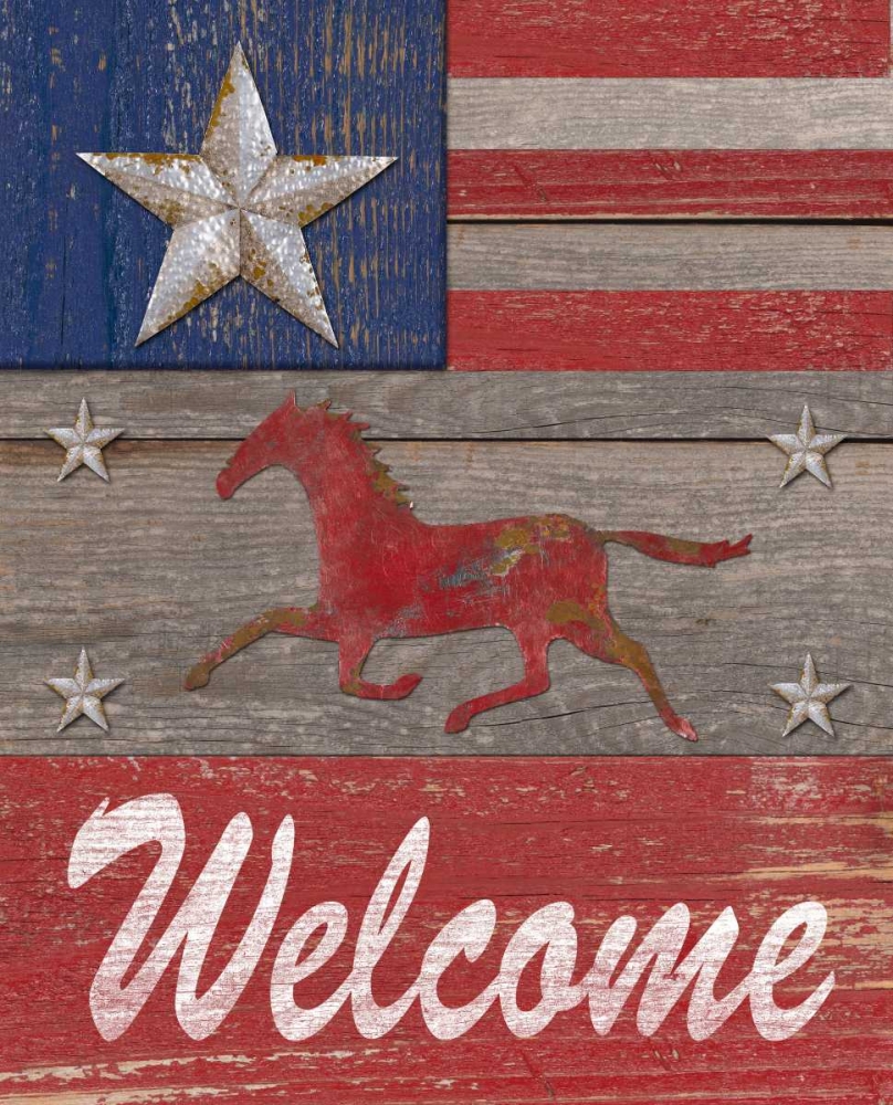 Wall Art Painting id:63400, Name: Rustic Welcome, Artist: Appleman, Sam
