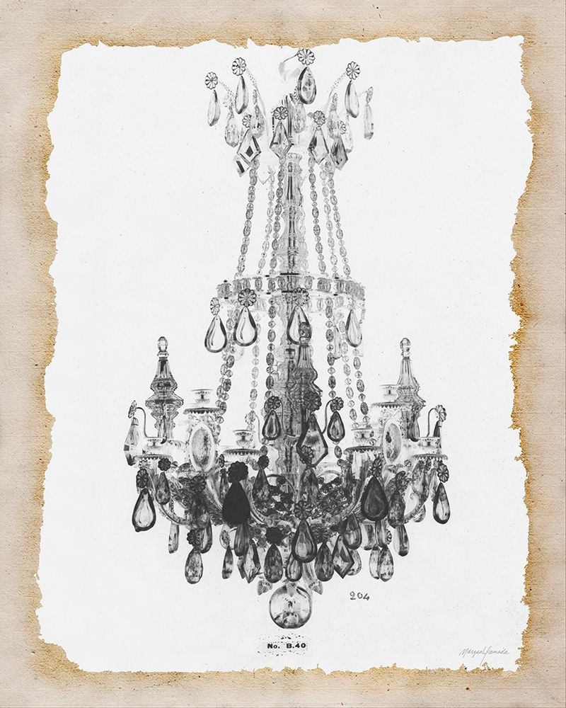 Art Print: Paris Chandelier 1