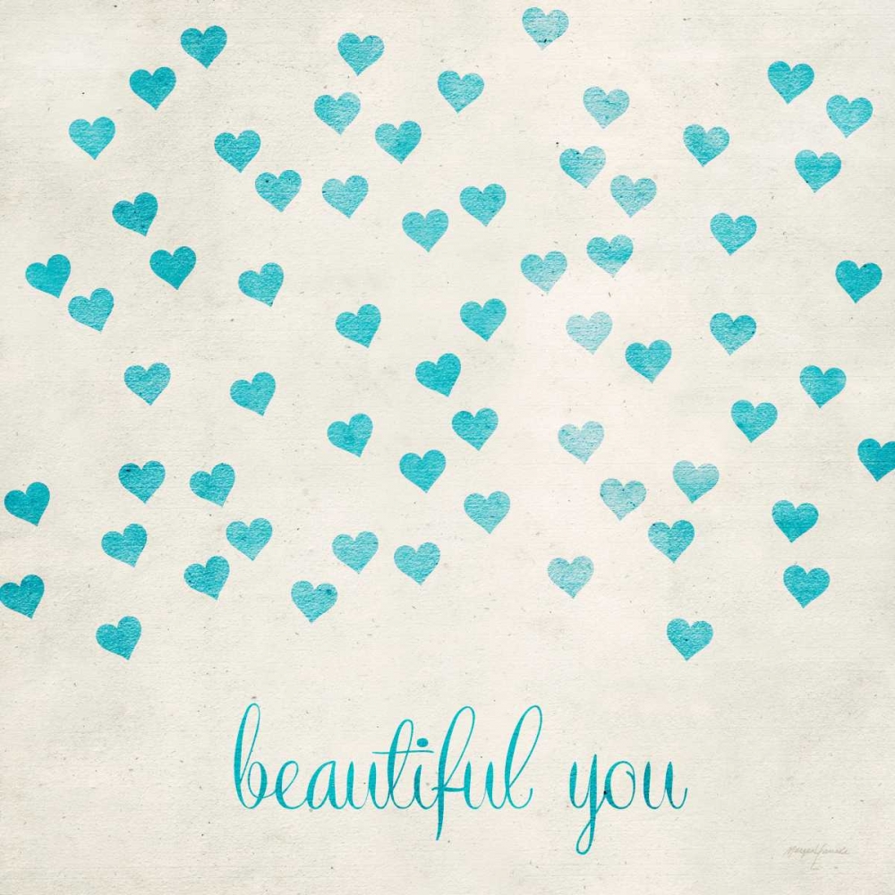 Art Print: Beautiful You in Blue