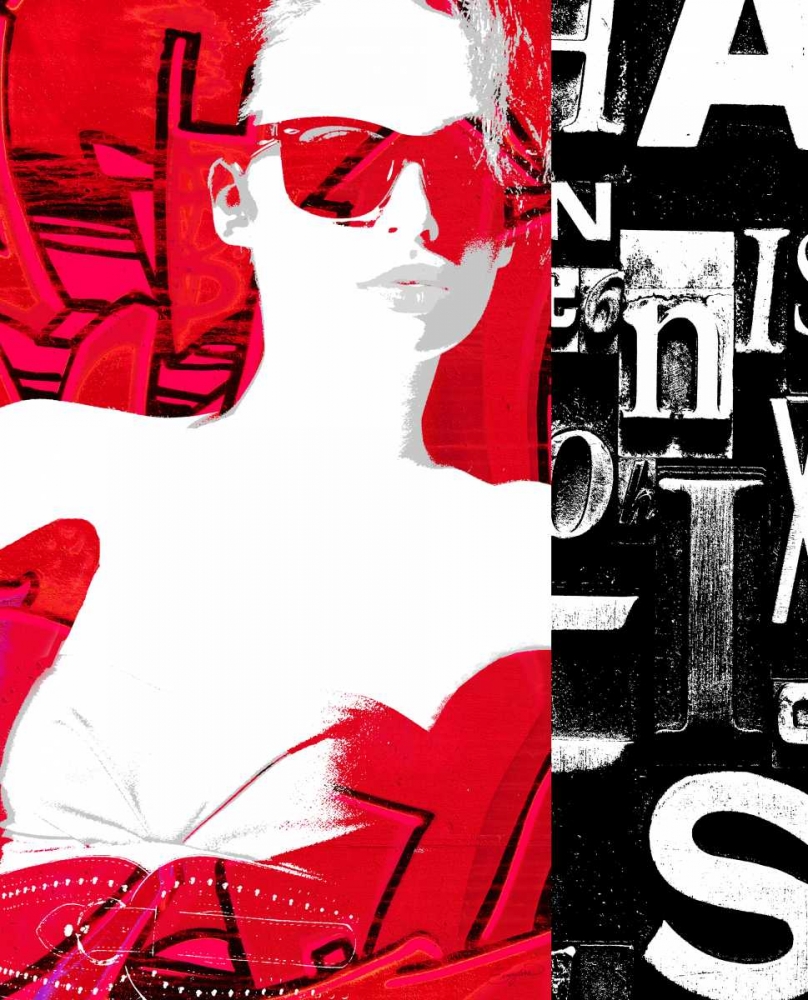 Wall Art Painting id:63520, Name: Fashion Graffiti 2, Artist: Taylor, Evangeline