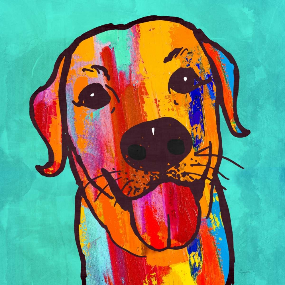 Wall Art Painting id:105806, Name: Lab Happy!, Artist: Taylor, Evangeline