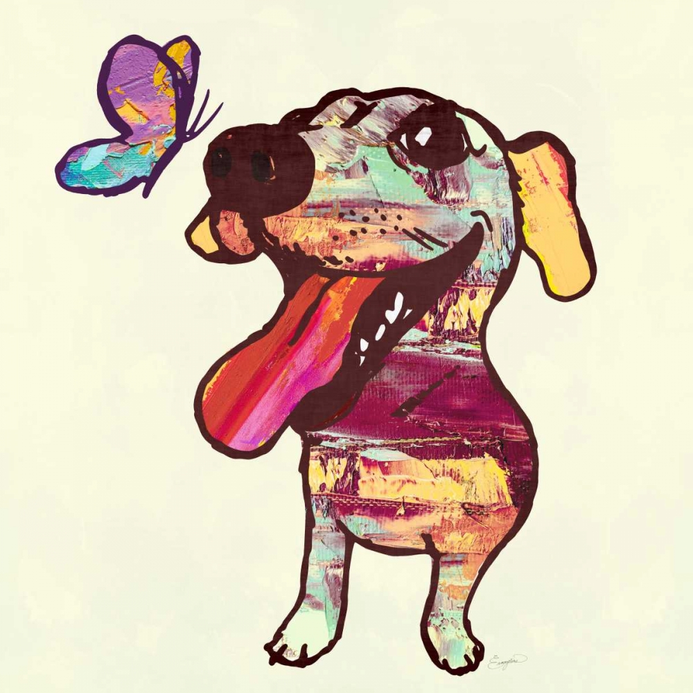 Wall Art Painting id:105809, Name: Barks and Butterfly, Artist: Taylor, Evangeline