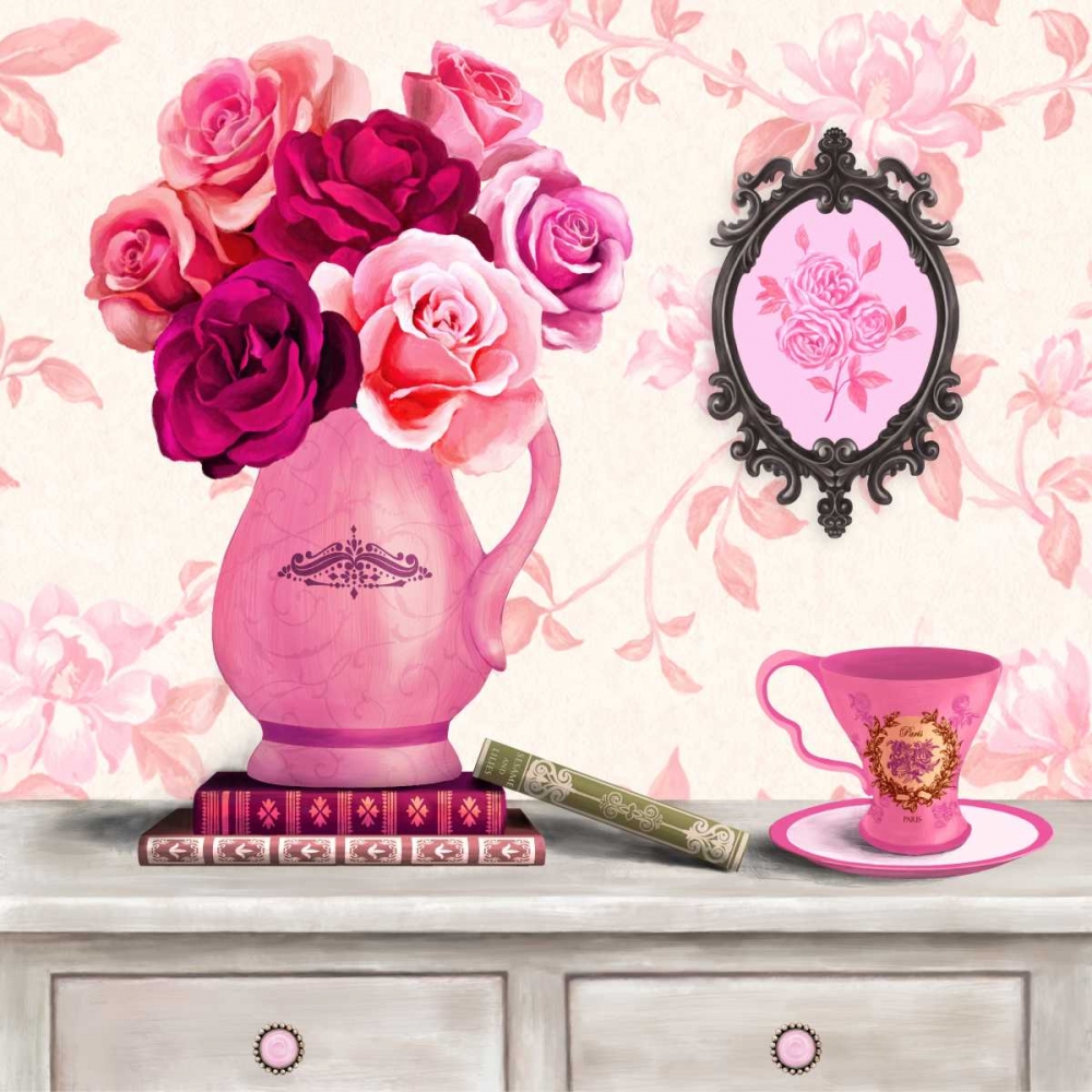 Wall Art Painting id:66317, Name: Parisian In Pink 3, Artist: Art Atelier Alliance