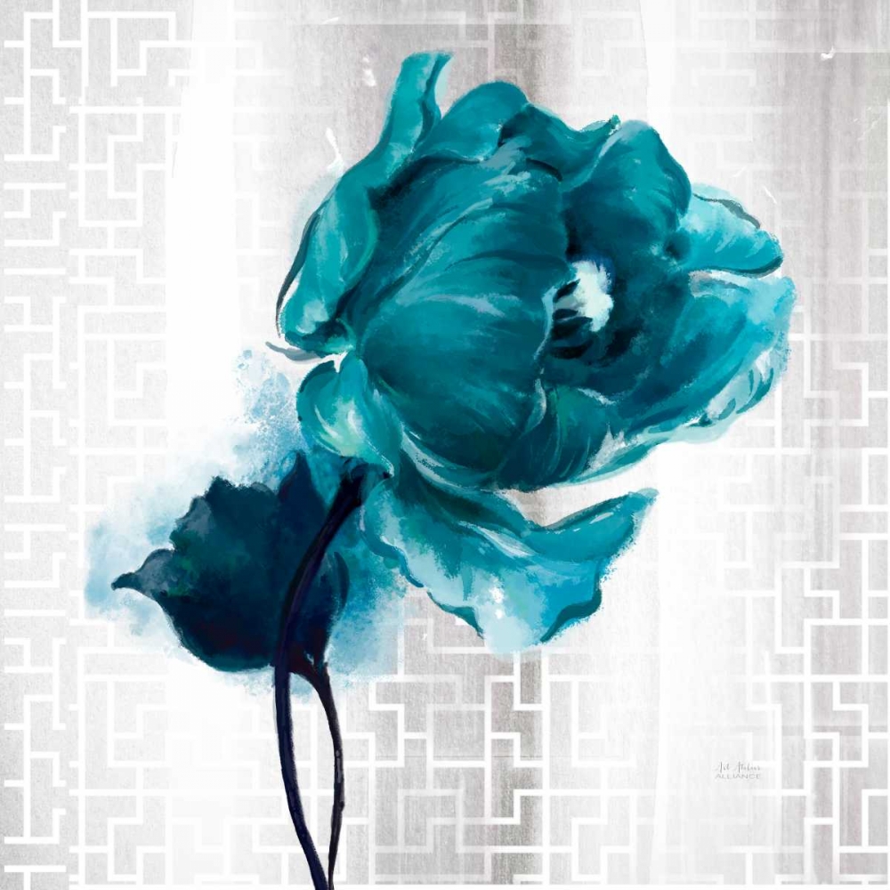 Wall Art Painting id:66331, Name: Exquisite Spring Turquoise Tulip, Artist: Art Atelier Alliance