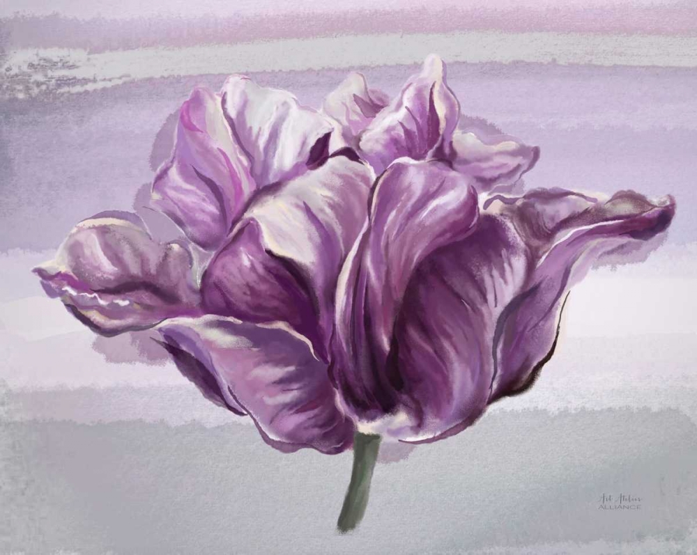 Wall Art Painting id:66333, Name: Awash In Plum Floral, Artist: Art Atelier Alliance