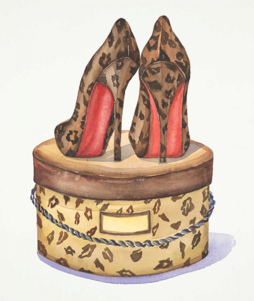Wall Art Painting id:105812, Name: Leopard Heels, Artist: Jing, Jin