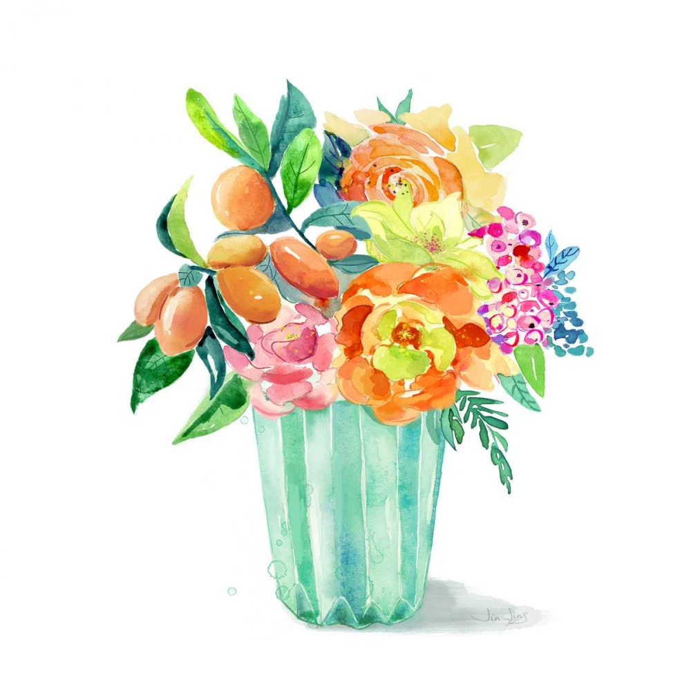 Wall Art Painting id:166511, Name: sweet bouquet 2, Artist: Jing, Jin