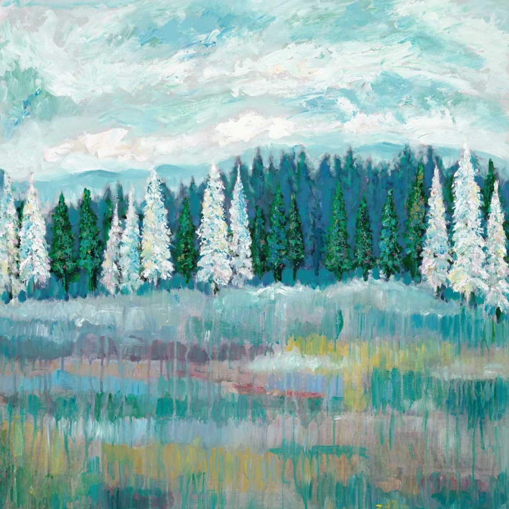 Wall Art Painting id:166526, Name: Mountain Meadow Colors, Artist: Zheng, James