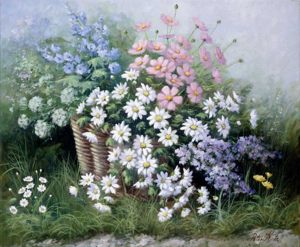 Wall Art Painting id:58425, Name: Flowers for Elly, Artist: Motz, Peter