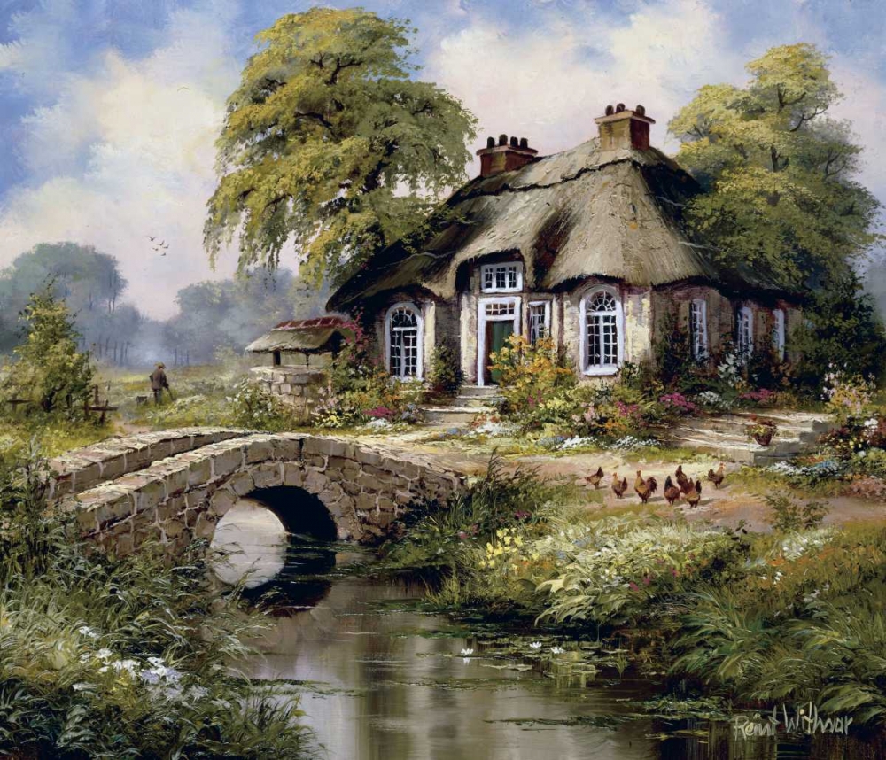 Wall Art Painting id:58648, Name: English cottage I, Artist: Withaar, Reint