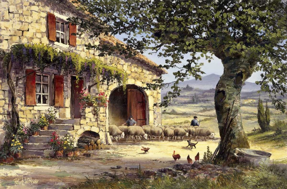 Wall Art Painting id:58734, Name: Farmhouse II, Artist: Withaar, Reint