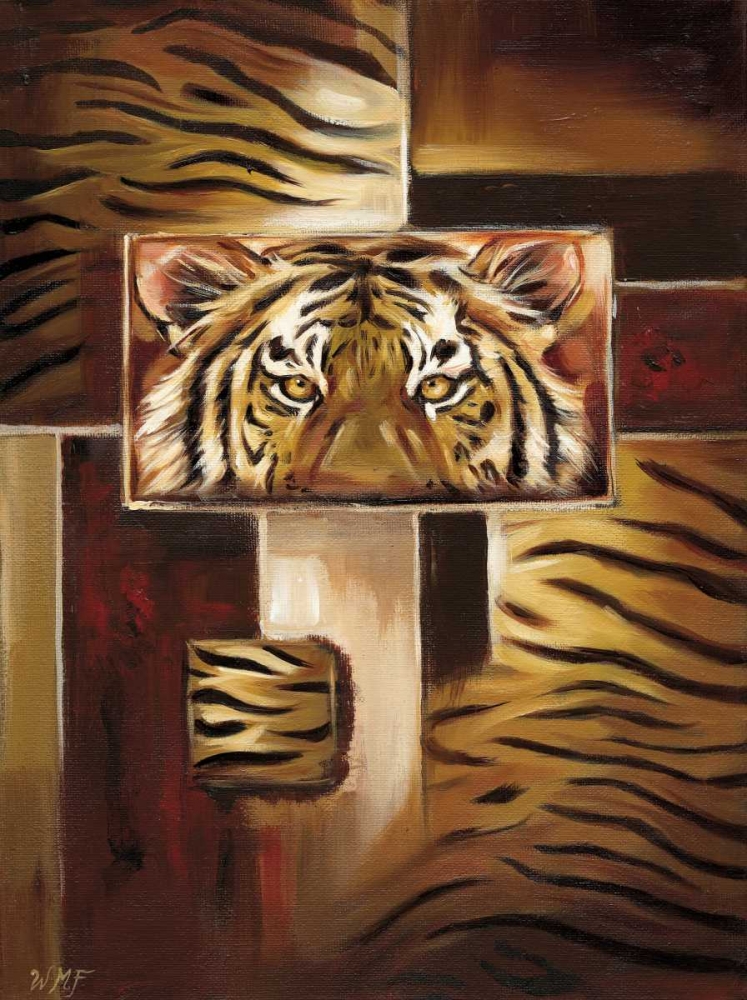 Wall Art Painting id:58808, Name: Tigers print, Artist: Fields, Wendy