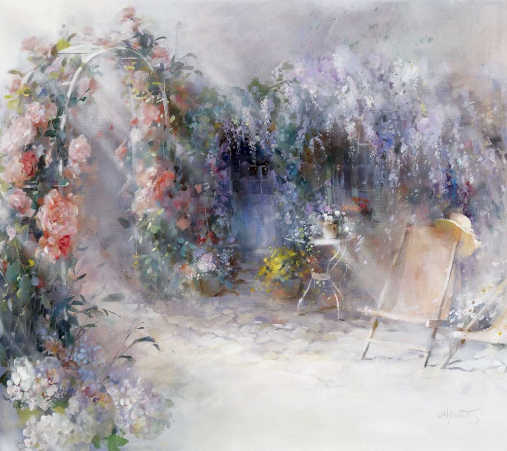 Wall Art Painting id:58839, Name: Roses and lilacs, Artist: Haenraets, Willem