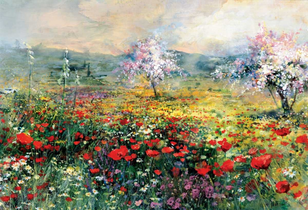 Wall Art Painting id:58843, Name: Between the poppies, Artist: Haenraets, Willem