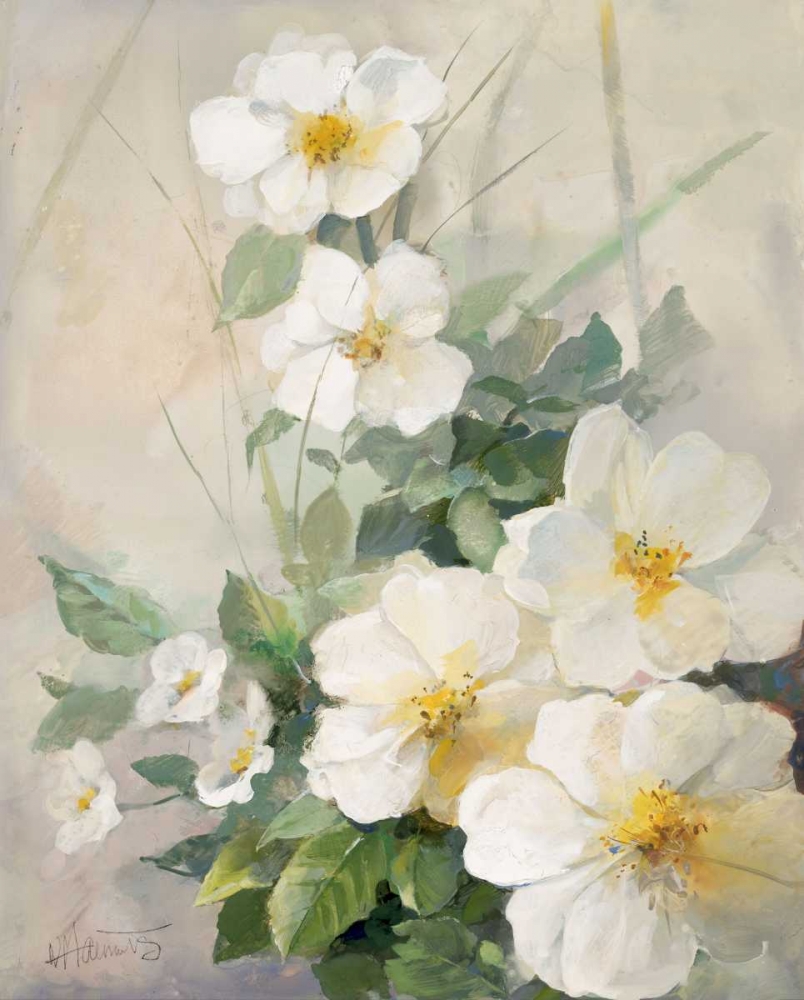 Wall Art Painting id:58886, Name: Lovely anemones, Artist: Haenraets, Willem