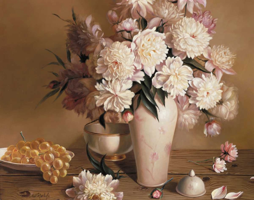 Wall Art Painting id:59027, Name: Summer roses, Artist: Roelofs, Wouter
