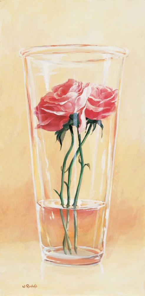 Wall Art Painting id:59031, Name: First rose of the season I, Artist: Roelofs, Wouter