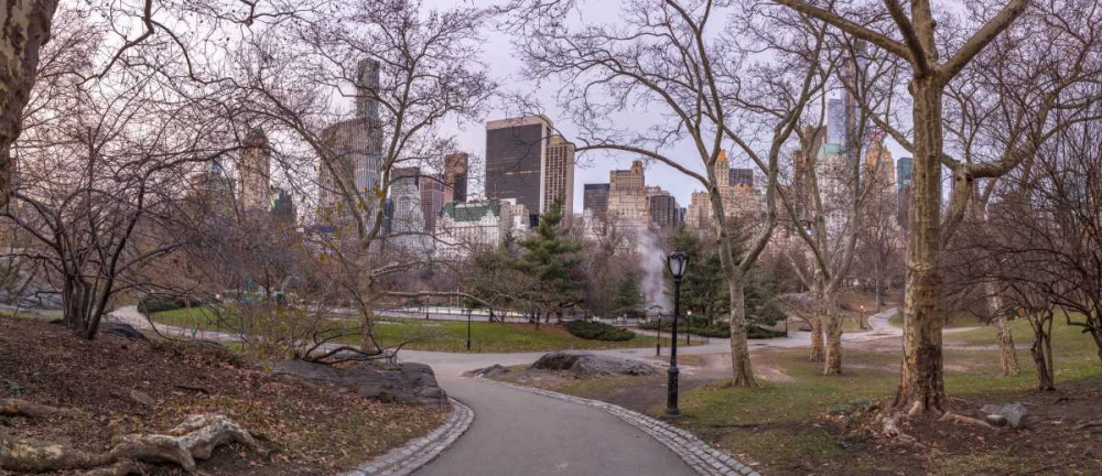 Wall Art Painting id:104224, Name: Pathway through Central park, New York, Artist: Frank, Assaf