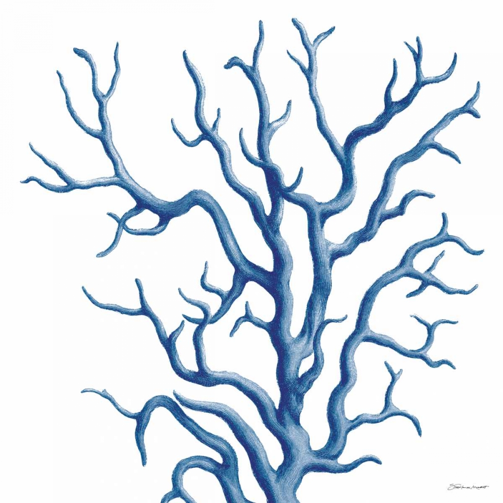 Wall Art Painting id:70377, Name: Blue Coral, Artist: Marrott, Stephanie