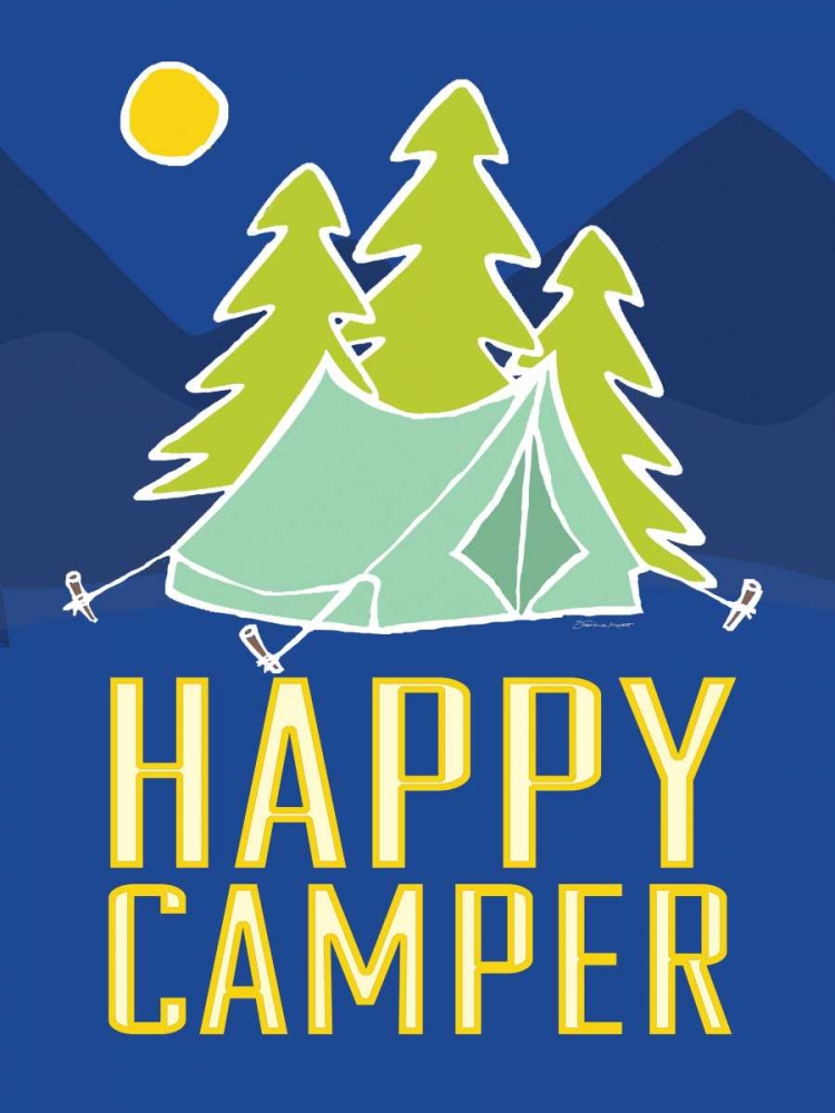 Wall Art Painting id:70429, Name: Happy Camper I, Artist: Marrott, Stephanie