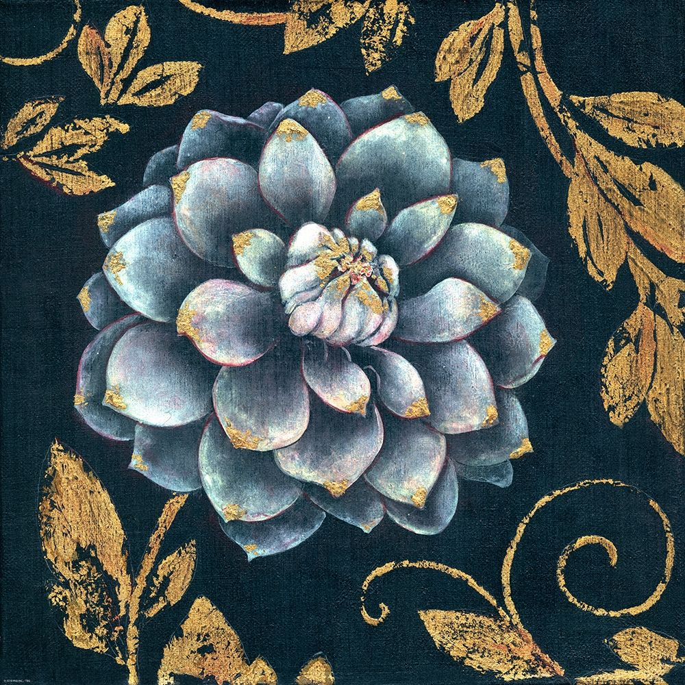 Wall Art Painting id:213383, Name: Gold Tip Floral 1, Artist: TBS
