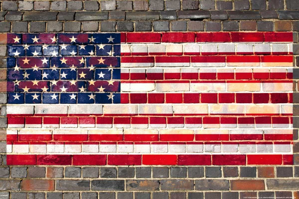 Wall Art Painting id:172679, Name: Flag 19, Artist: Nobleworks, Inc.