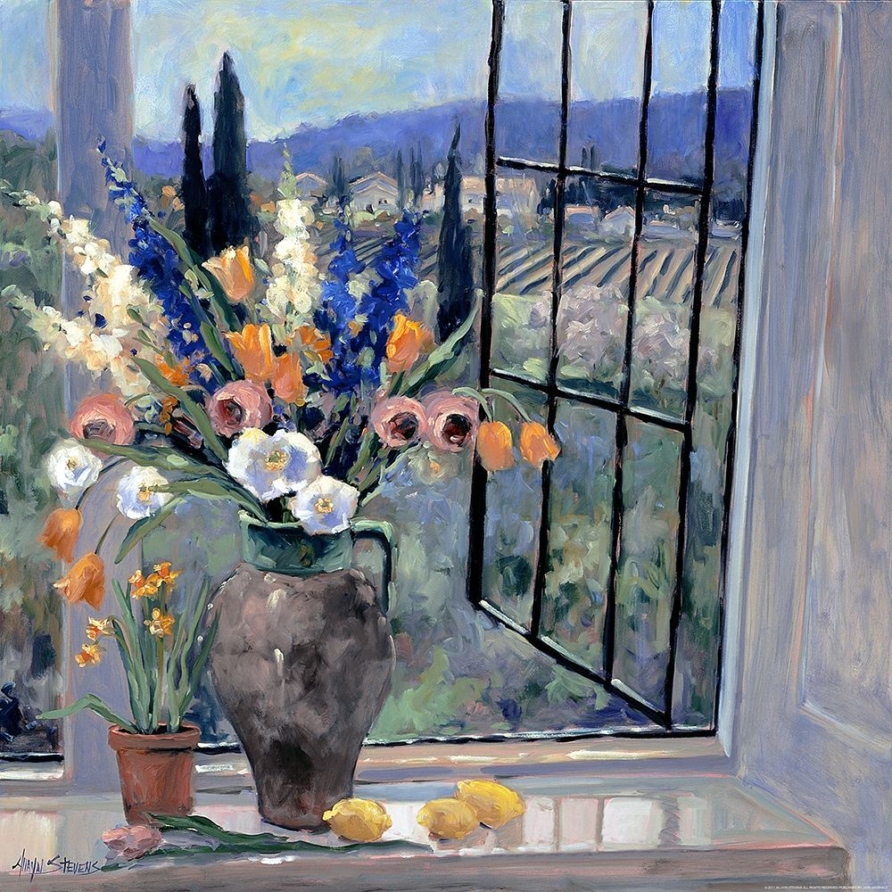 Wall Art Painting id:213479, Name: Tuscany Hillside 2, Artist: Stevens, Allayn