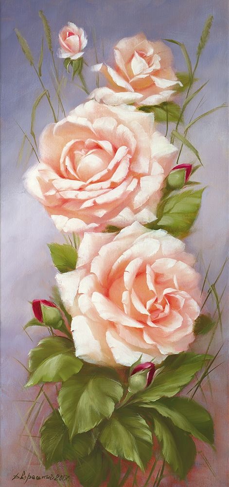 Wall Art Painting id:247900, Name: Spring Beauty II, Artist: Dvoretskiy, Petrovich