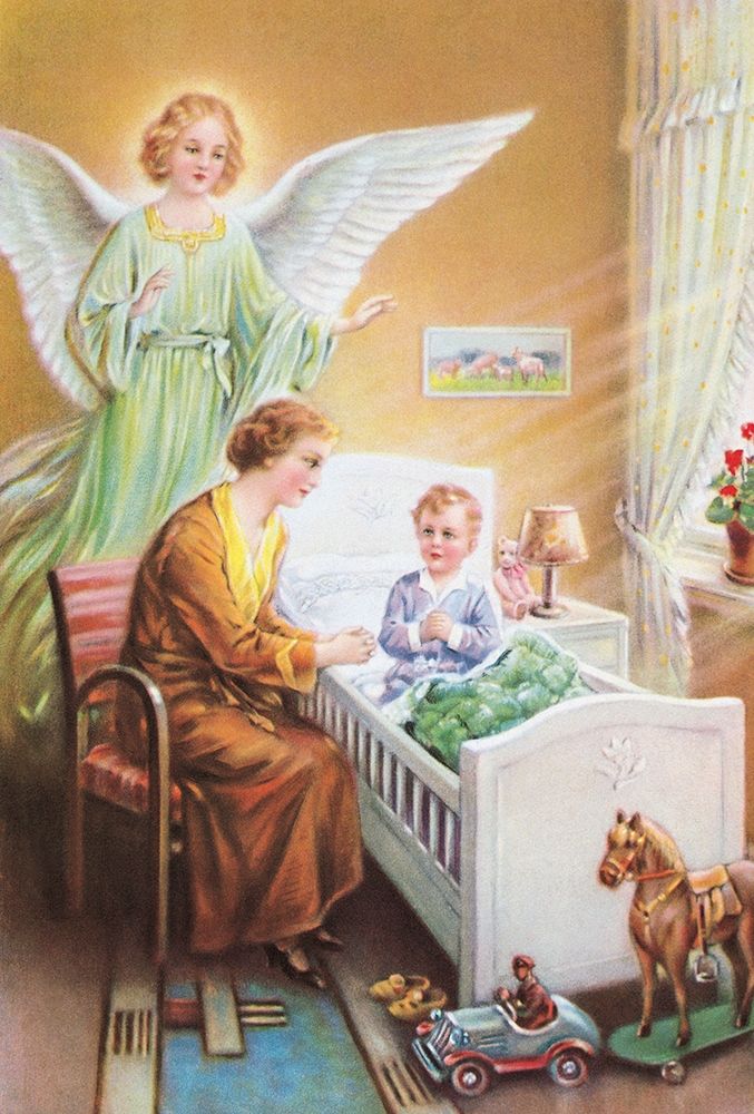 Wall Art Painting id:247746, Name: HL. SCHUTZENGEL, Artist: Anonymous