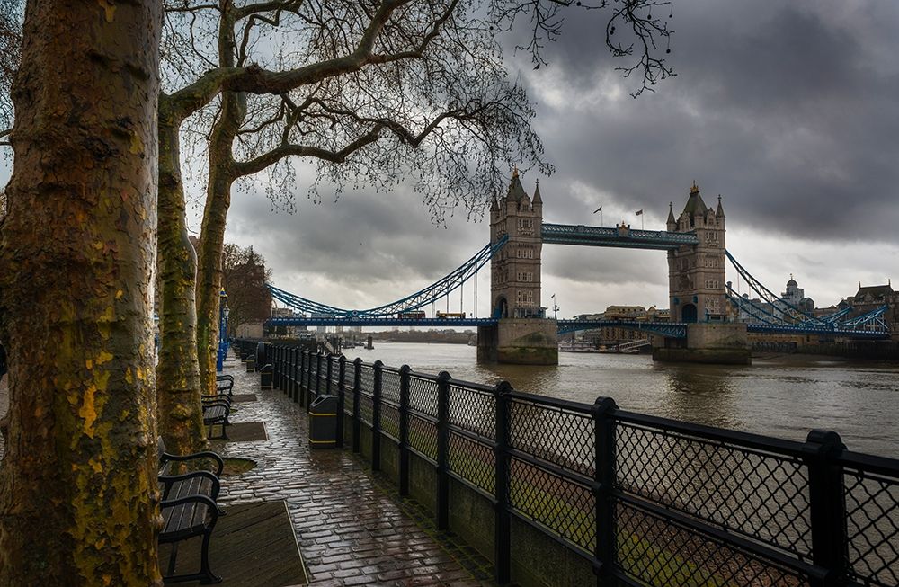 Wall Art Painting id:248154, Name: LONDON BRIDGE AND TOWER, Artist: Kostka, Vladimir