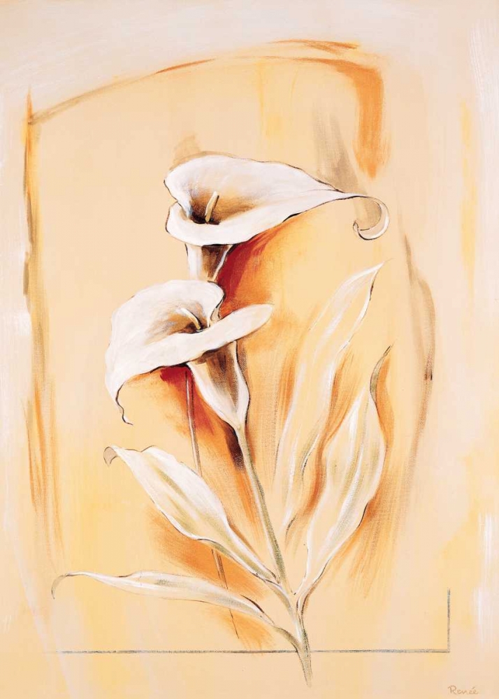 Wall Art Painting id:85302, Name: Calla lillies, Artist: Renee