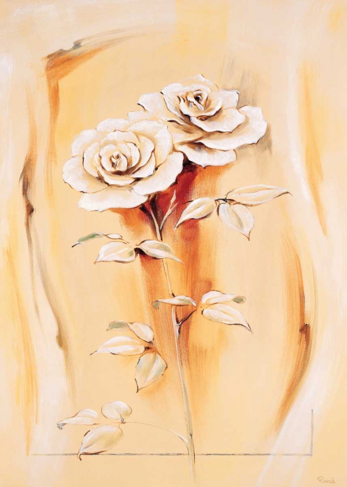 Wall Art Painting id:85305, Name: Two roses, Artist: Renee