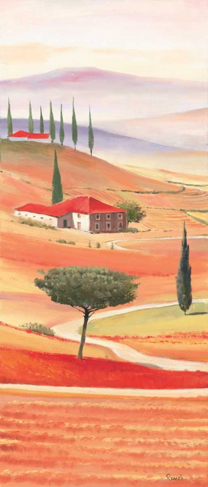 Wall Art Painting id:85370, Name: Tuscan Village IV, Artist: Renee