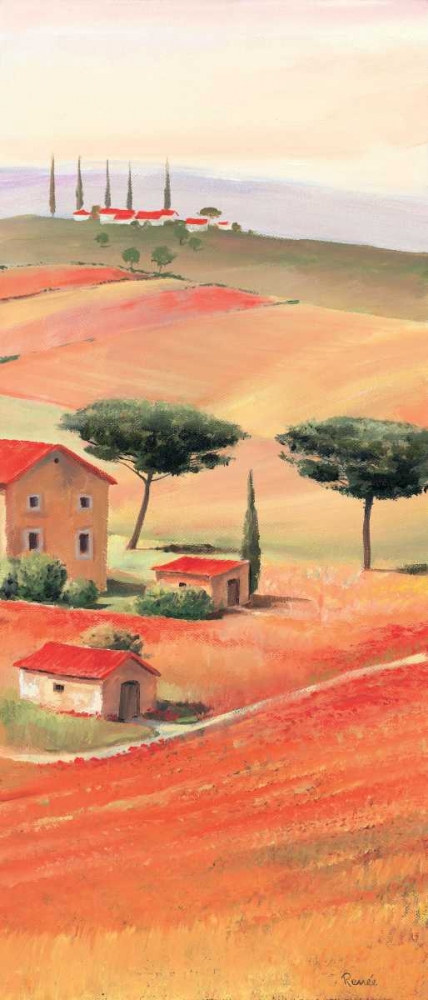 Wall Art Painting id:85372, Name: Tuscan Vilage VI, Artist: Renee