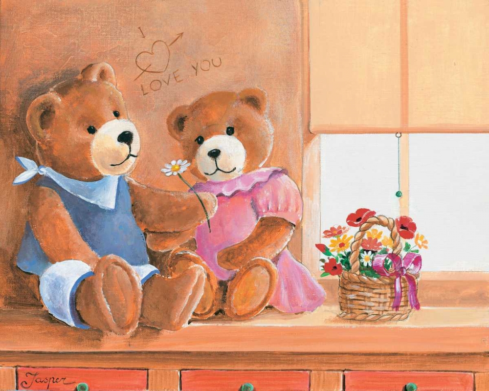 Wall Art Painting id:85391, Name: Mrs. And Mr. Bear I, Artist: Jasper