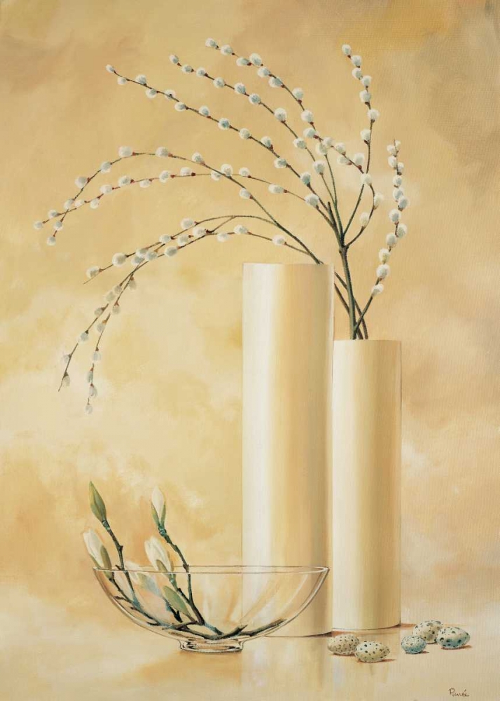 Wall Art Painting id:85435, Name: Vases with twigs I, Artist: Renee