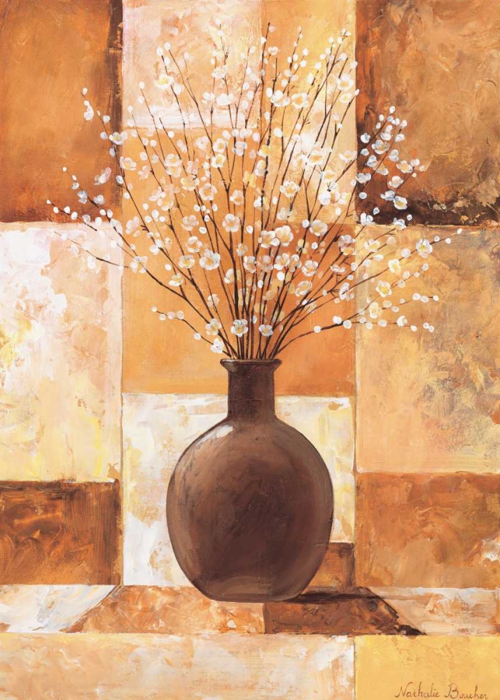 Wall Art Painting id:85555, Name: Twigs with white II, Artist: Boucher, Nathalie