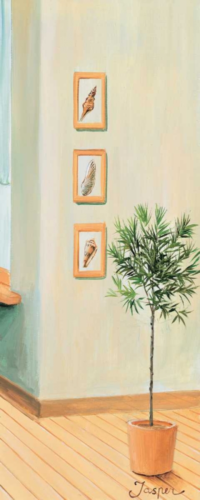 Wall Art Painting id:85621, Name: Bathroom in green III, Artist: Jasper