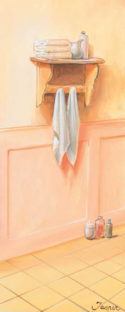 Wall Art Painting id:85625, Name: Bathroom in pink III, Artist: Jasper