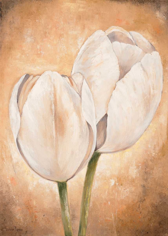 Wall Art Painting id:85648, Name: Tulip on beige II, Artist: Lotus, Lenna