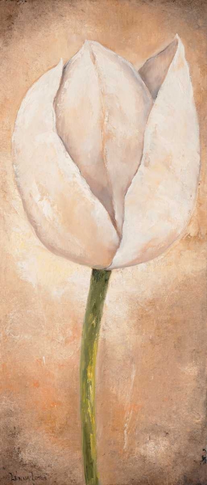 Wall Art Painting id:85649, Name: Tulip on beige III, Artist: Lotus, Lenna